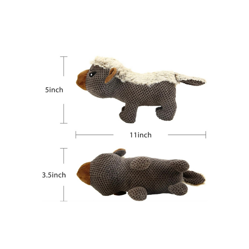 Honey Badger - Plush Toy with Squeaker